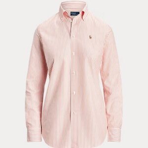 Stretch Slim Fit Striped Oxford Shirt